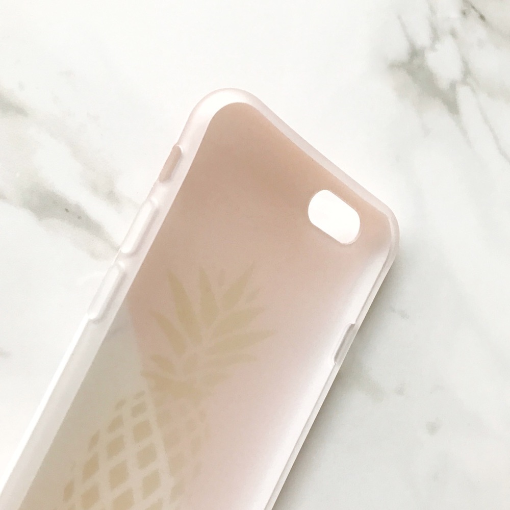NEW iPhone 6/6s/6+/6s+ Soft Marble Pineapple Case - Picture 5 of 5